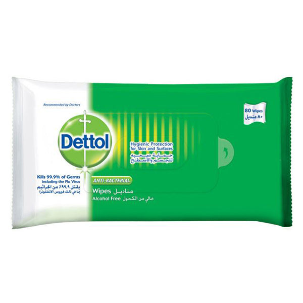 Dettol Antibacterial Wipes 80's