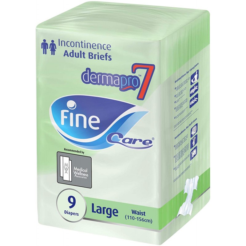 Fine Care Adult Diaper Large 9's