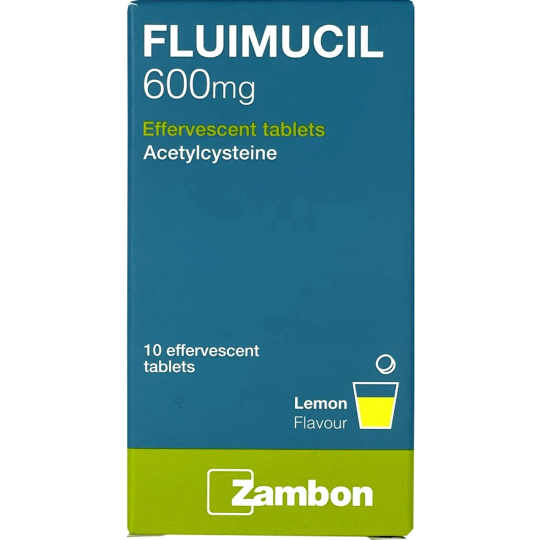 Fluimucil 600mg Effervescent Tablets 10's