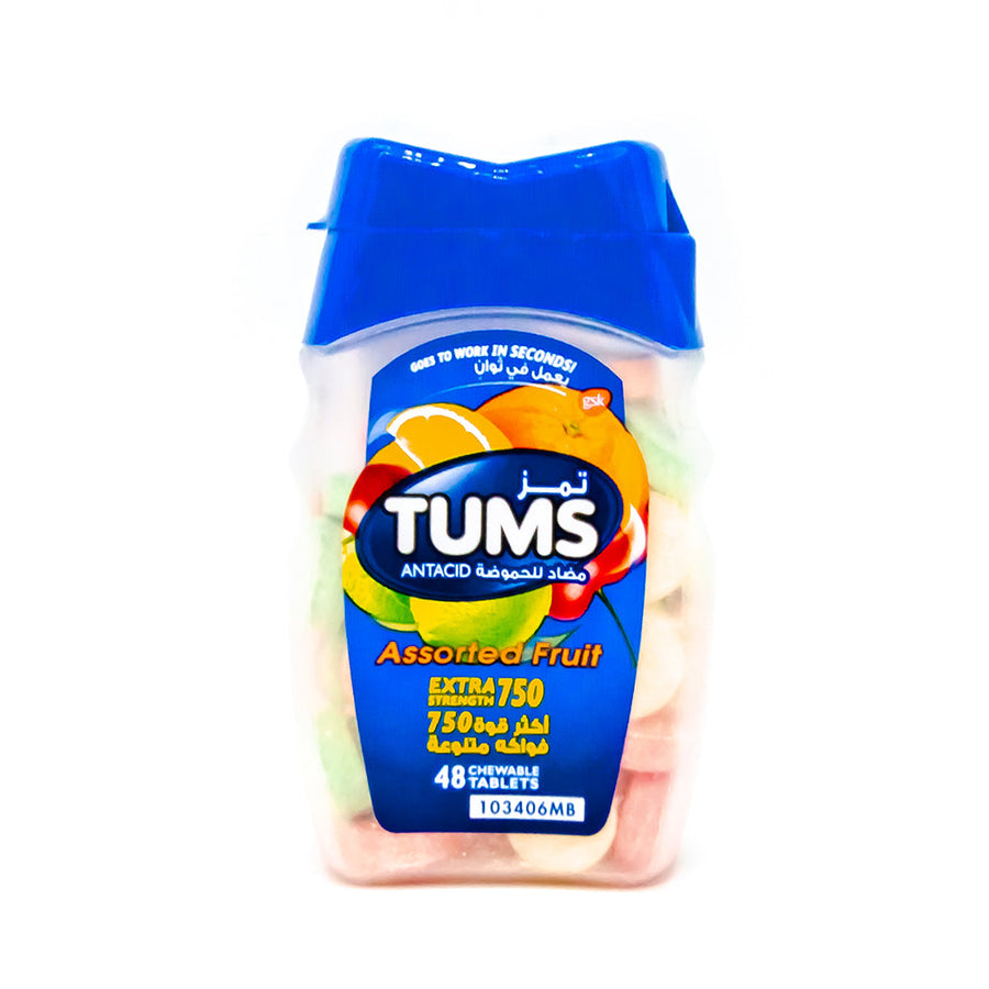 Tums Extra Strength 750 Assorted Fruit 48s