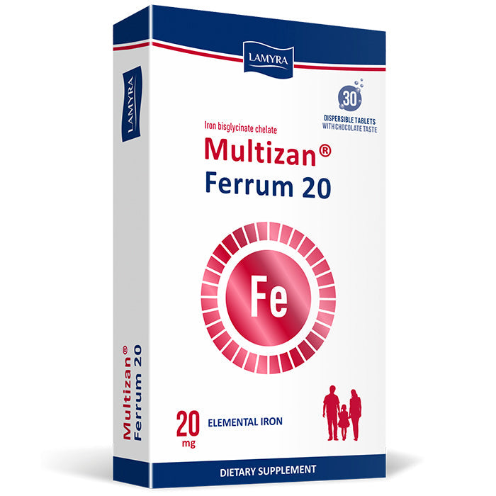 Multizan Ferrum 20mg Tablet 30's