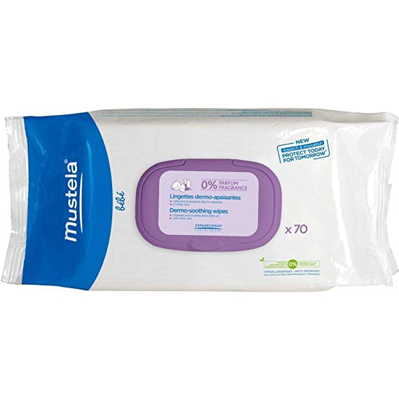 Mustela Dermo Soothing Wipes 70s