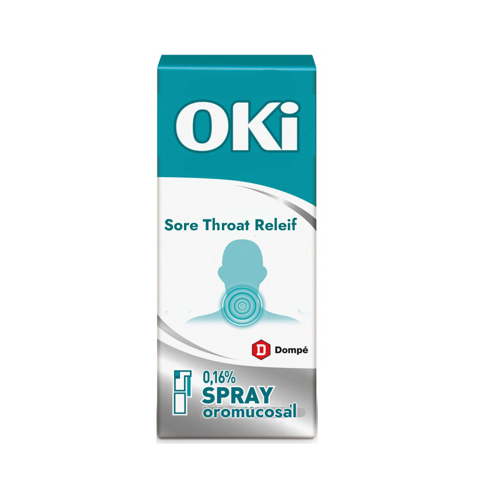Oki Sore Throat Relief Spray 0.16% 15ml
