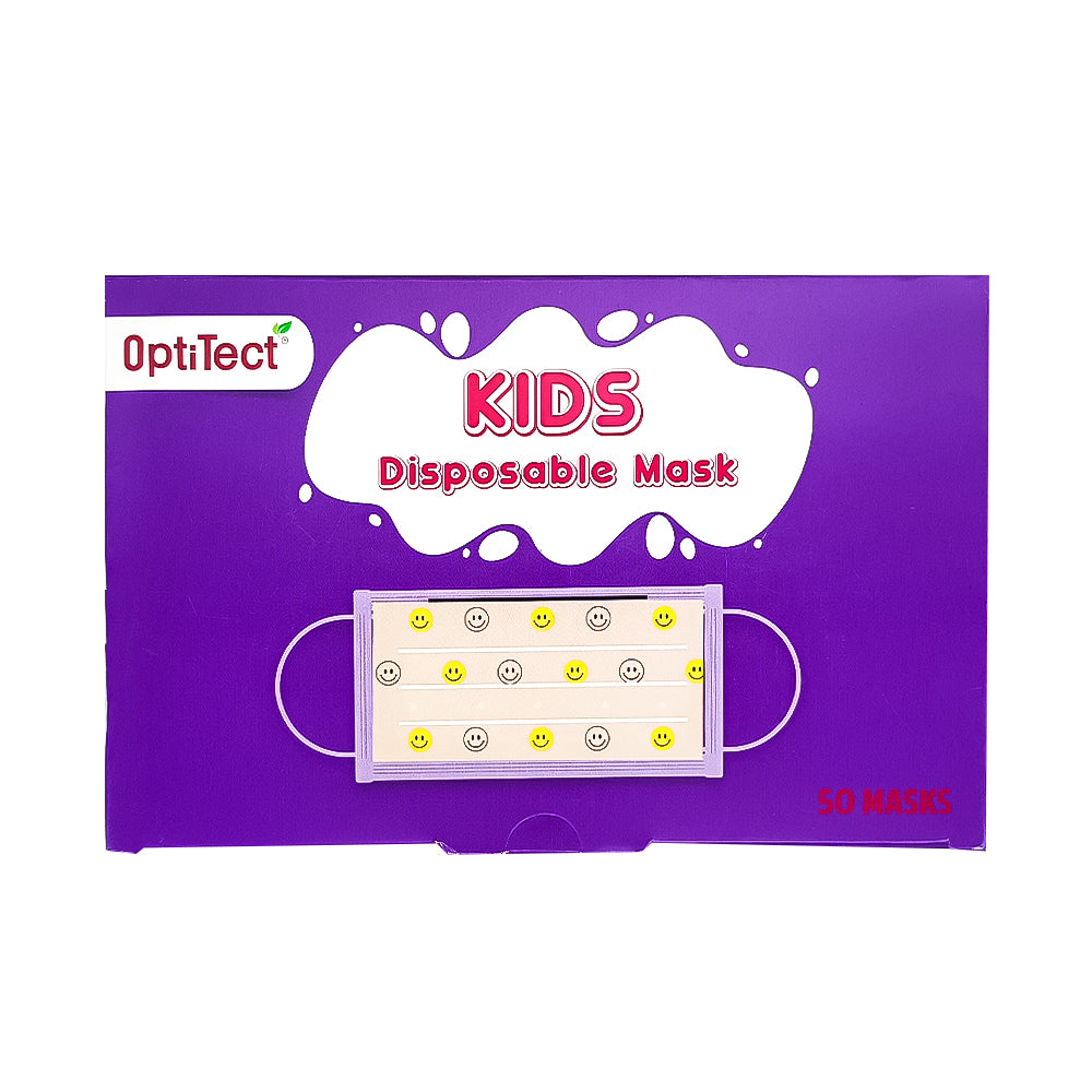 Optitect Disposable Kids Face Mask Smiley 50s