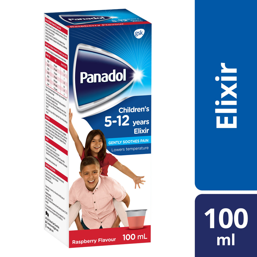 Panadol Elixir (5-12 Years), 100 Ml