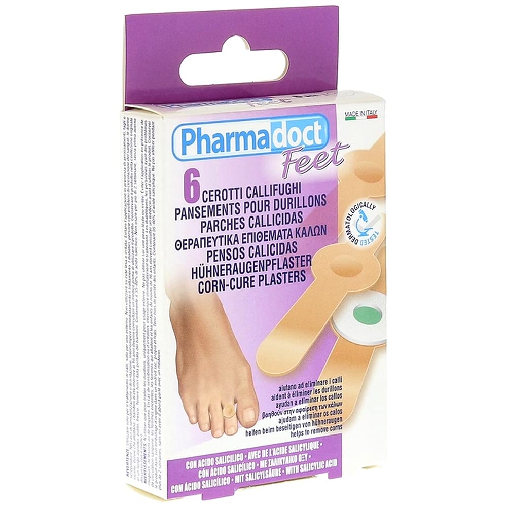 Pharmadoct Feet Corn Plaster W Salicylic Acid 6's
