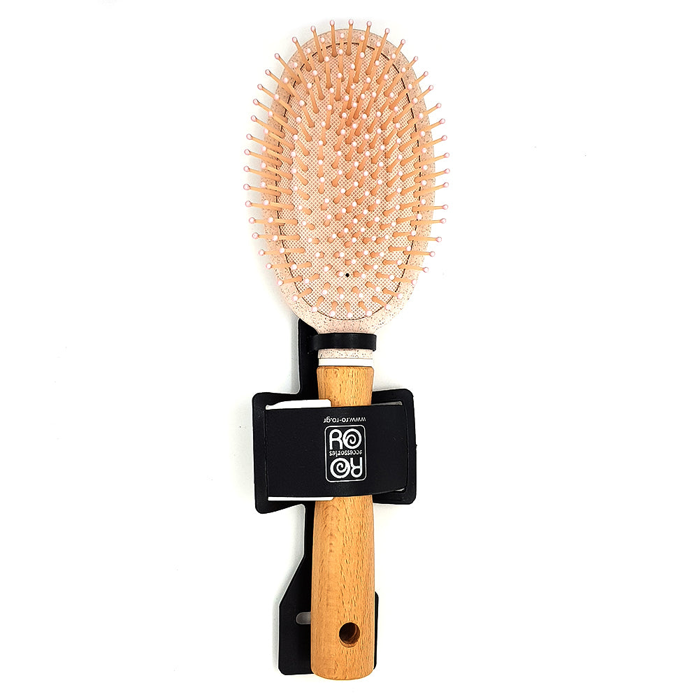 Roro Hair Brush With Wood In 4Colors Hb014
