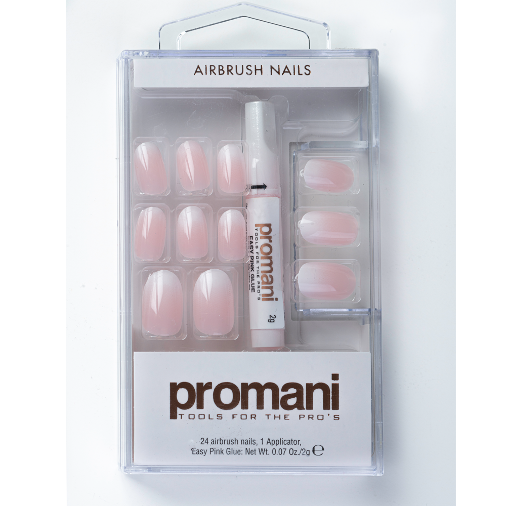 Promani Airbrush Nail Kit Ombre Pink - 5674