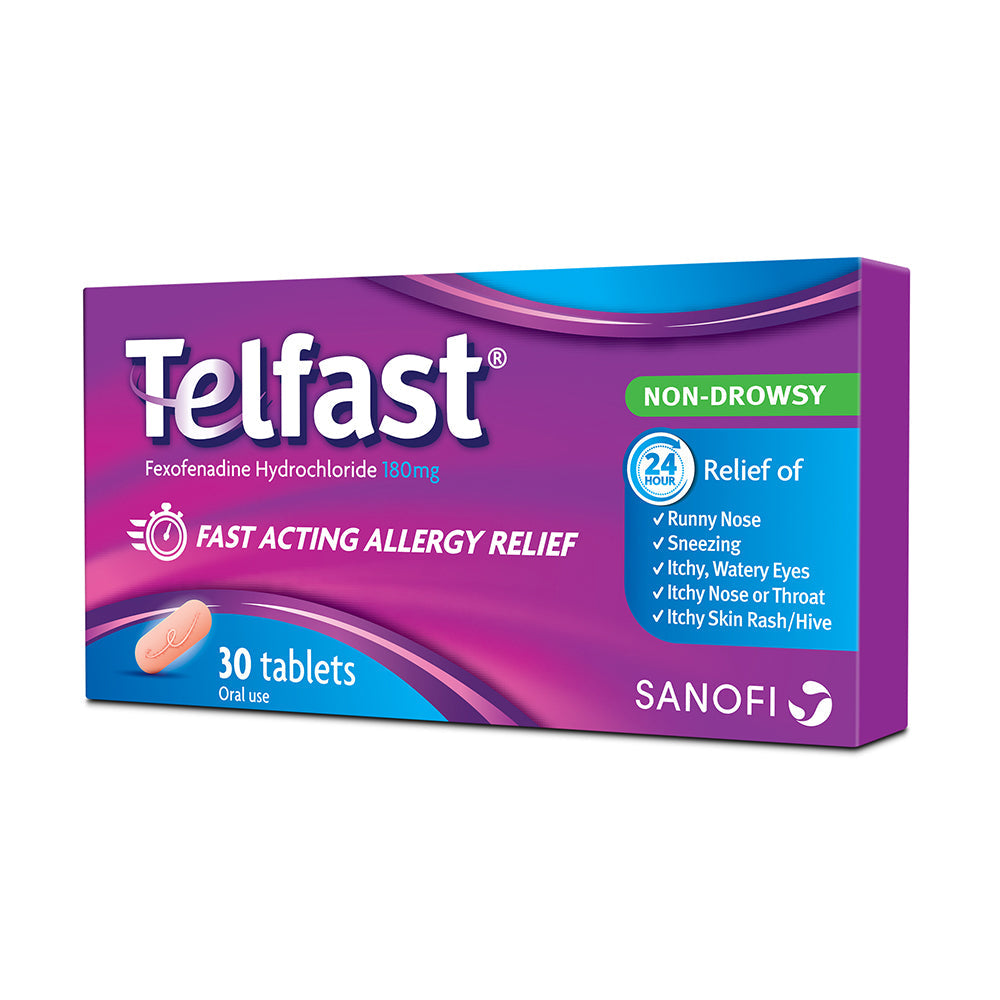 Telfast 180mg Tablets 30S