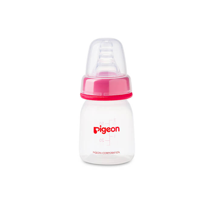 Pigeon Slim Neck Plastic Bottle Clear Cap 50ml  26013