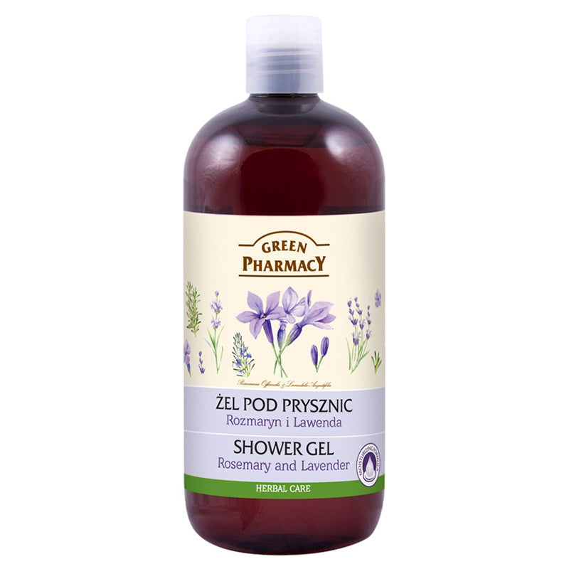 Green Pharmacy Shower Gel Rosemary & Lavender 500ml