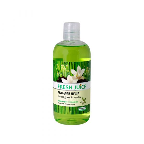 Fresh Juice Shower Gel Lemongrass & Vanilla 500ml