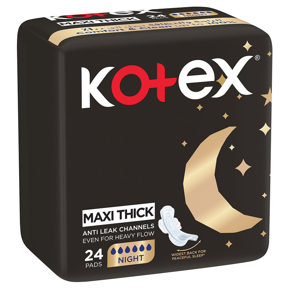 Kotex Maxi Nighttime 3 in1 24s