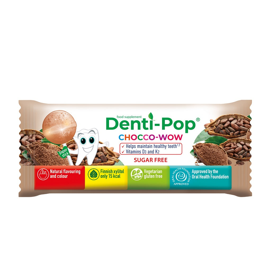Denti-Pop Lollipop Choco Wow Box 40s