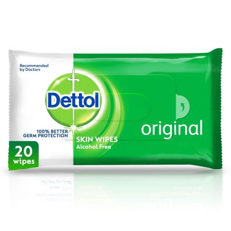 Dettol Antibacterial Wipes Original 20's