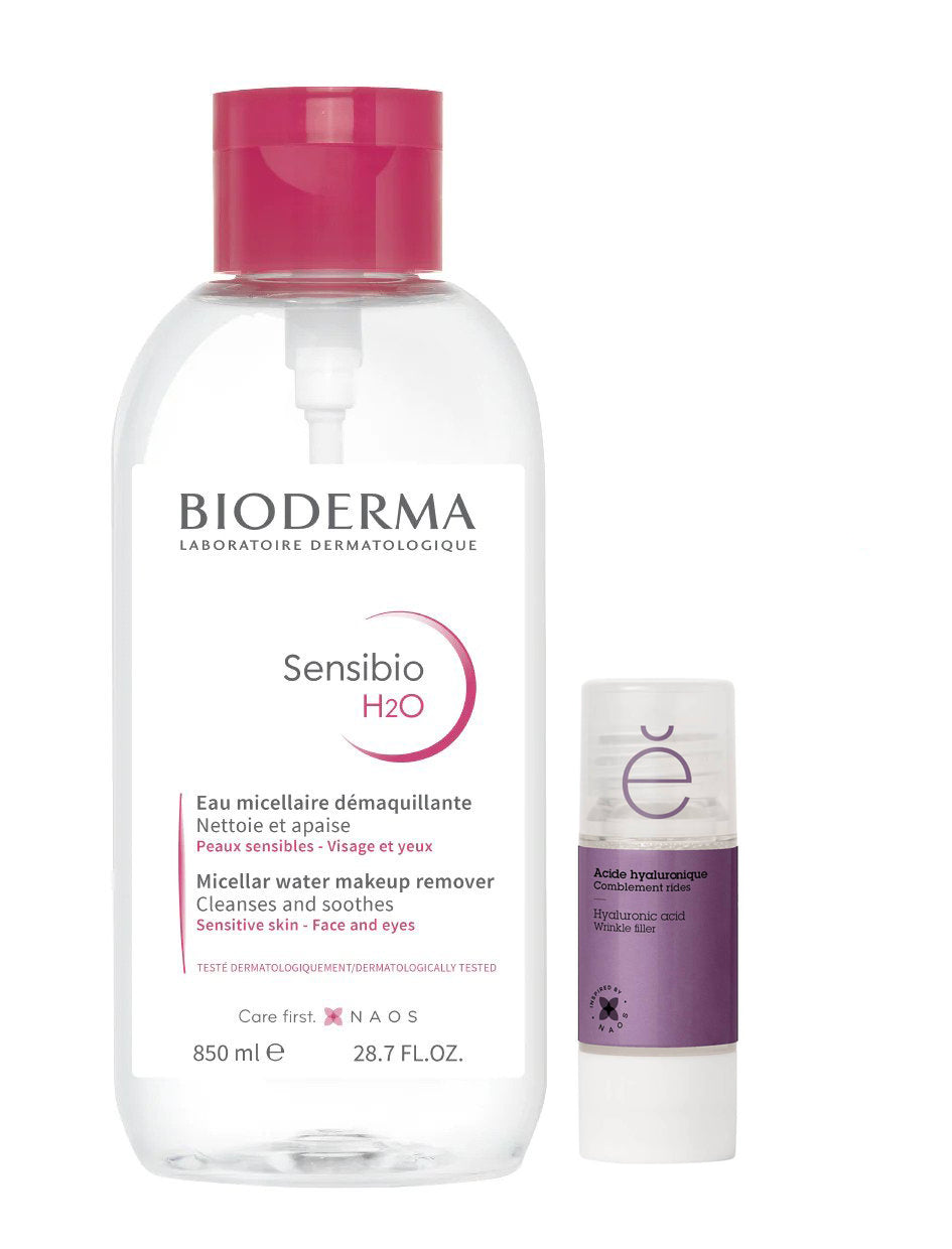 Bioderma Sensibio H20 850ml + Etatpur Hyaluronic Acid Kit