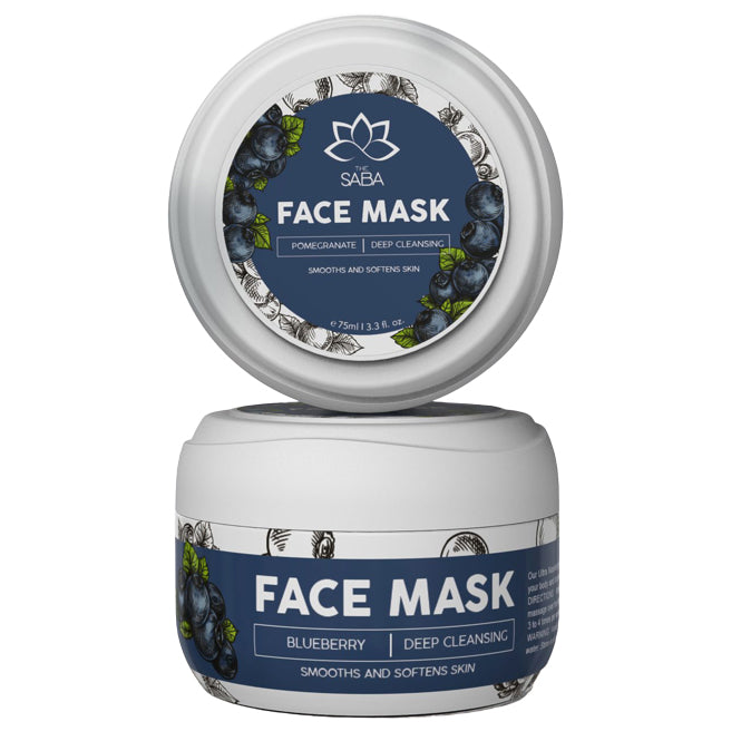 The Saba Face Mask Blueberry 75ml