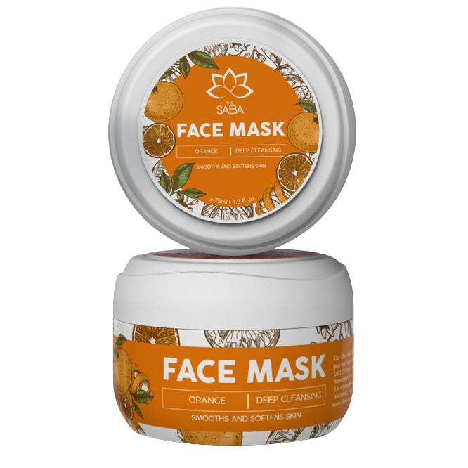The Saba Face Mask Orange 75ml