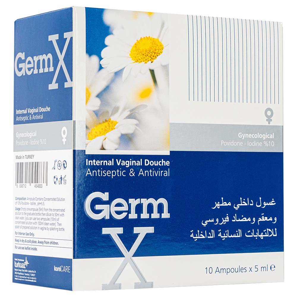 Germx Vaginal Douche 10 ampoule X 5ml