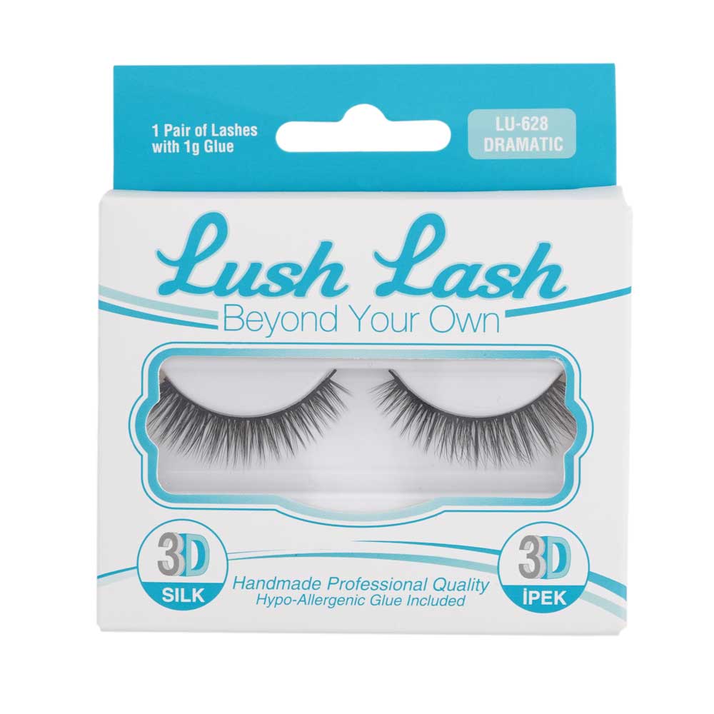 Rep Lush Lash Lu-628 False Eyelashes Dramatic 3D Silk