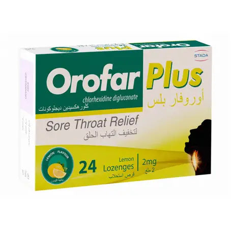 Orofar Plus Lemon Lozenges 24s