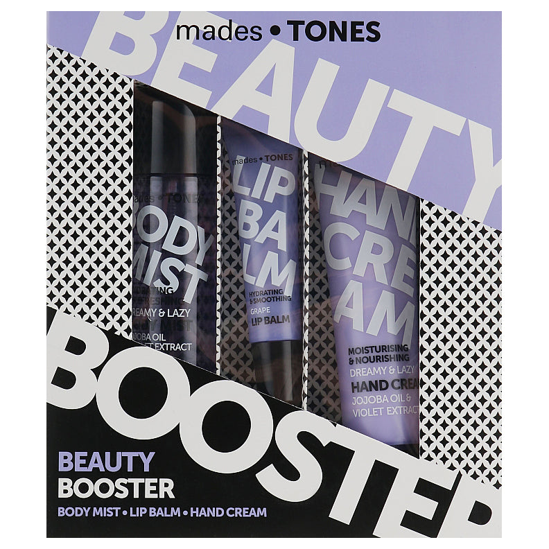 Mades Tones Beauty Boost Kit - Dreamy & Lazy (Body Mist-Lip Balm-Hand Cream)